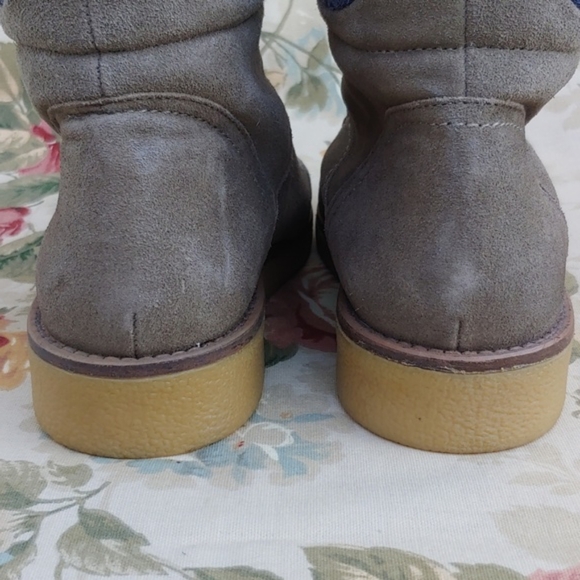 Urban Outfitters Women's Gum Sole Hiker Style Suede Boots Grey & Blue size 8.5 - Picture 8 of 17